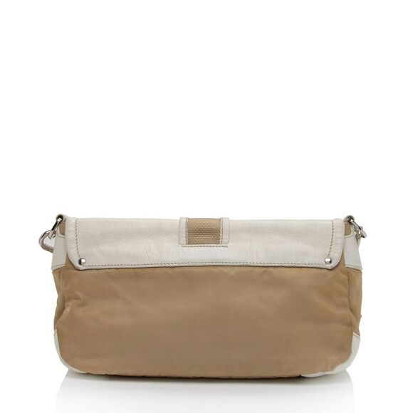 Prada Tessuto Vitello Buckle Flap Bag - Picture 3 of 15